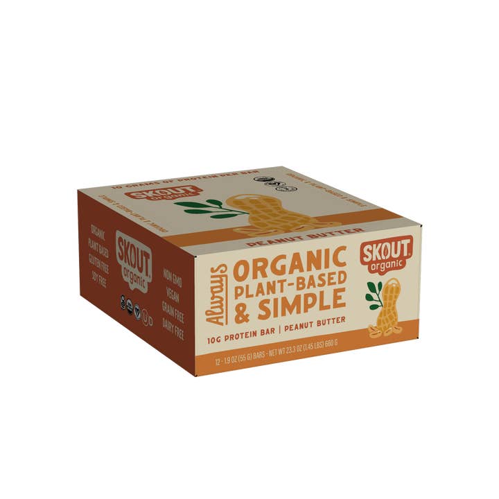Skout Organic - Wholesale Snack bar - Skout Organic Peanut Butter Protein Bar | Kids | Snack Bar2