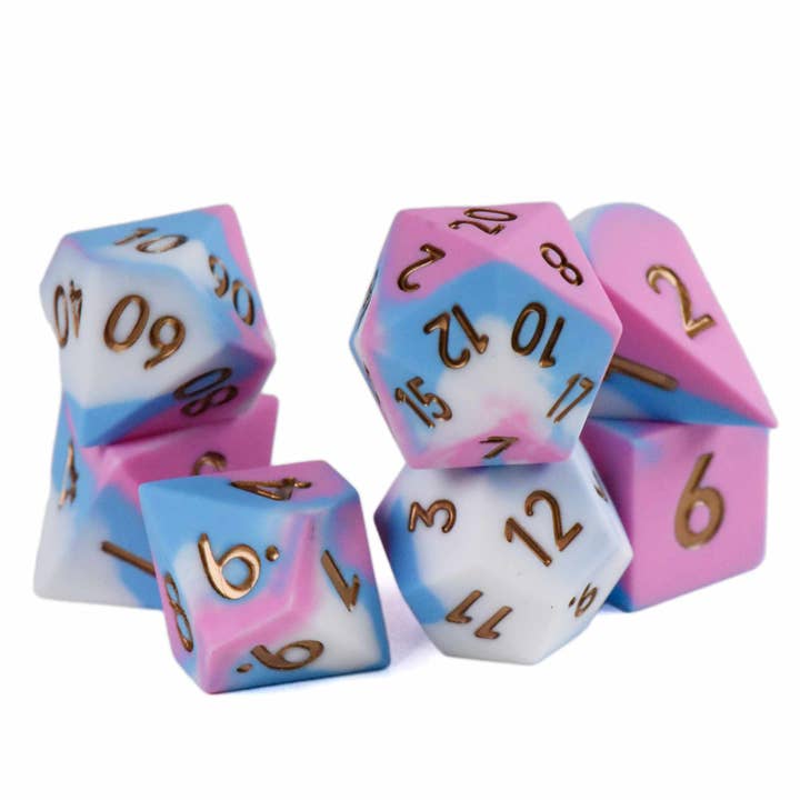 DNDDICE.COM - Wholesale Dice - Chonky Bubblegum Oversize (Silicone)1