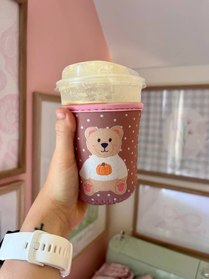 Teddy Bear Coffee/Drink Sleeve (Copy) for wholesale by Hanstan Studio