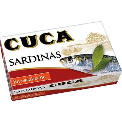 Delicatessen Spanish Food - Wholesale Tinned Fish - PACK OF 5 CANS OF PICKLED SARDINES FROM CUCA