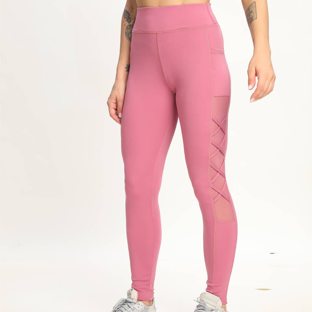 SSImport - Wholesale Athletic/Lounge Leggings - Women's - A1330 SPORTS YOGA POCKET LEGGINGS MIXED SIZES 12PCS/PACK22