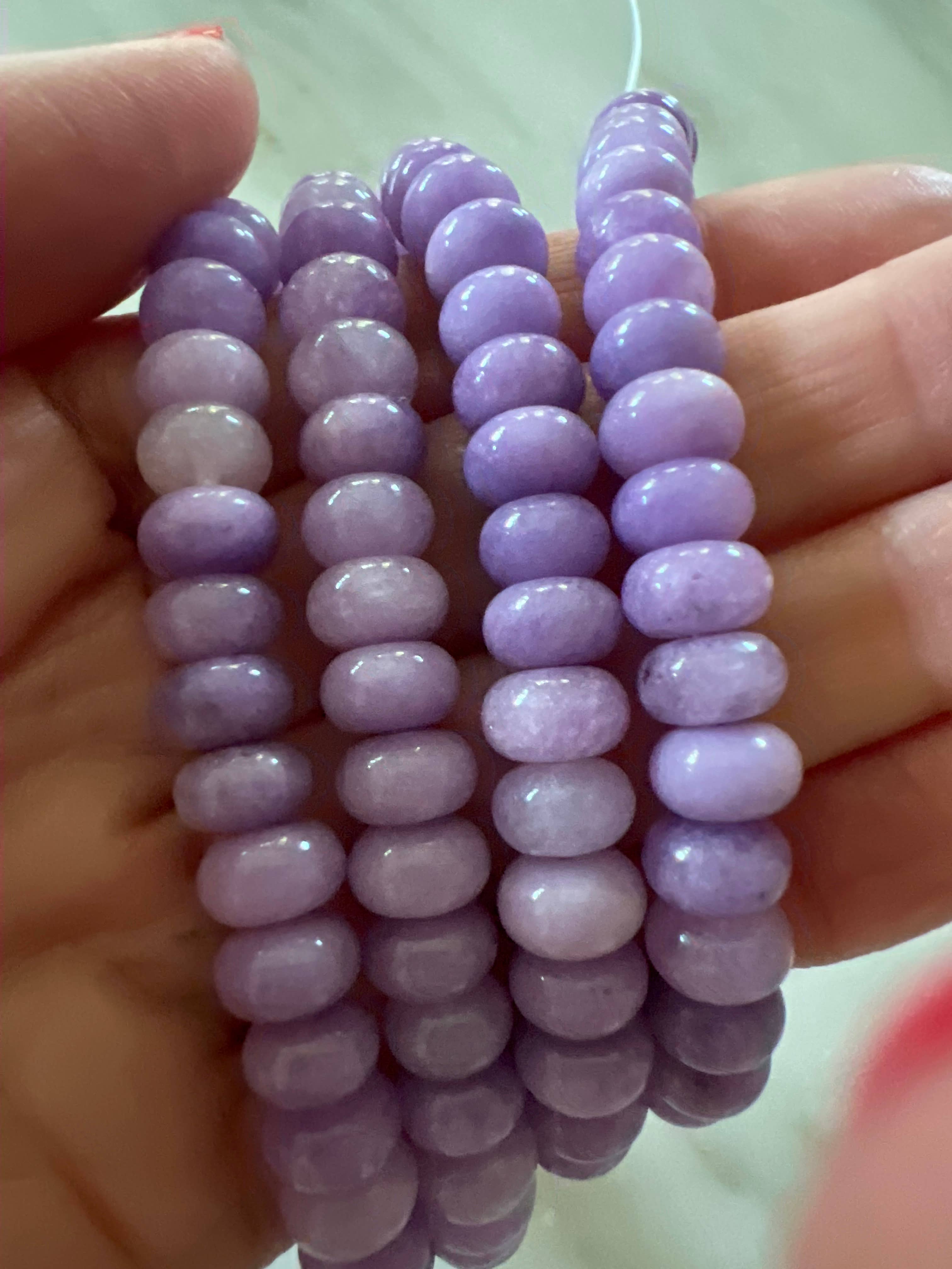 Sonya Renee Jewelry - Wholesale Beaded/Pearl Necklace - Lilly Gemstone Bead Necklace multi-color 8mm opals jade 31