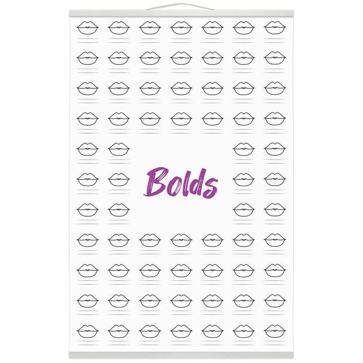 BM Hanging Canvas Prints 20x30 Bolds for wholesale by Loyalty Ambition Wisdom