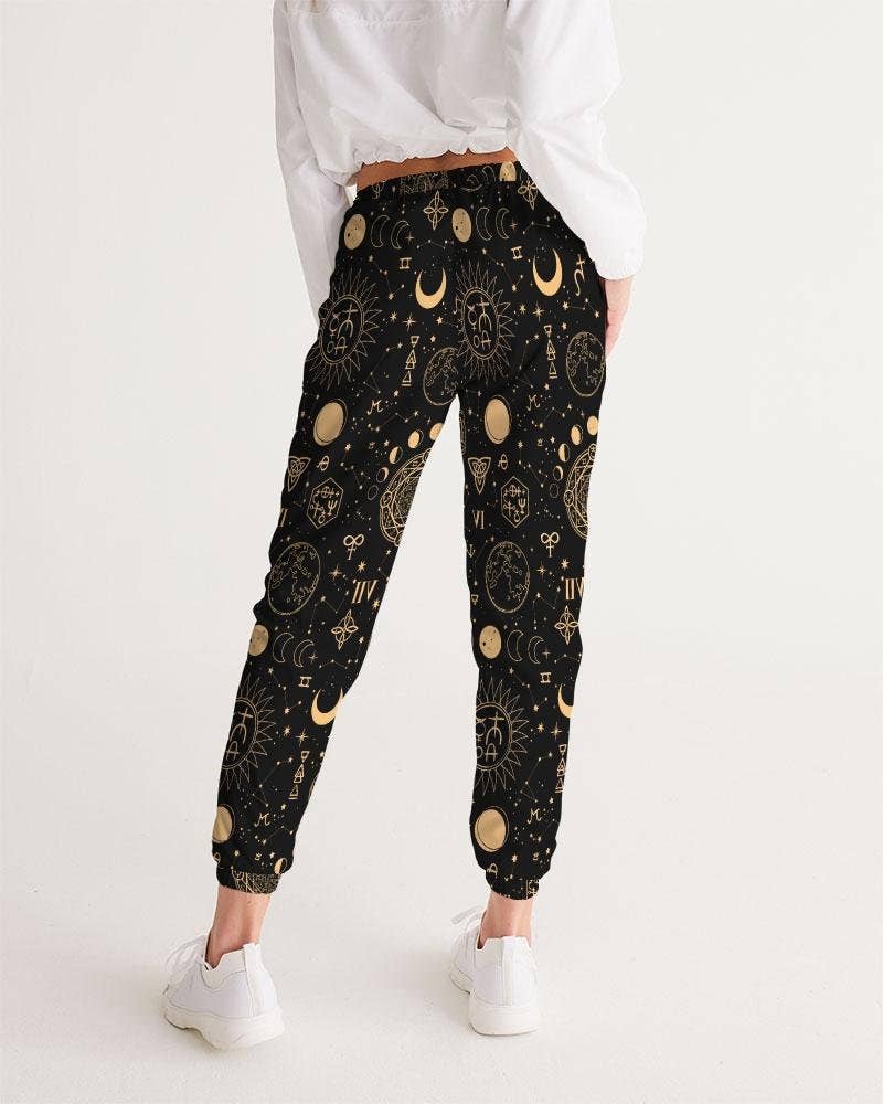 Raiana's Vibes - Wholesale Athletic Sweatpants/Joggers - Women's - Celestial Print Joggers Women, Womens Track Pants, Festival Clothing, Trendy Joggers, Womens Trousers, Trippy Mushroom Pants, Rave Outfit4
