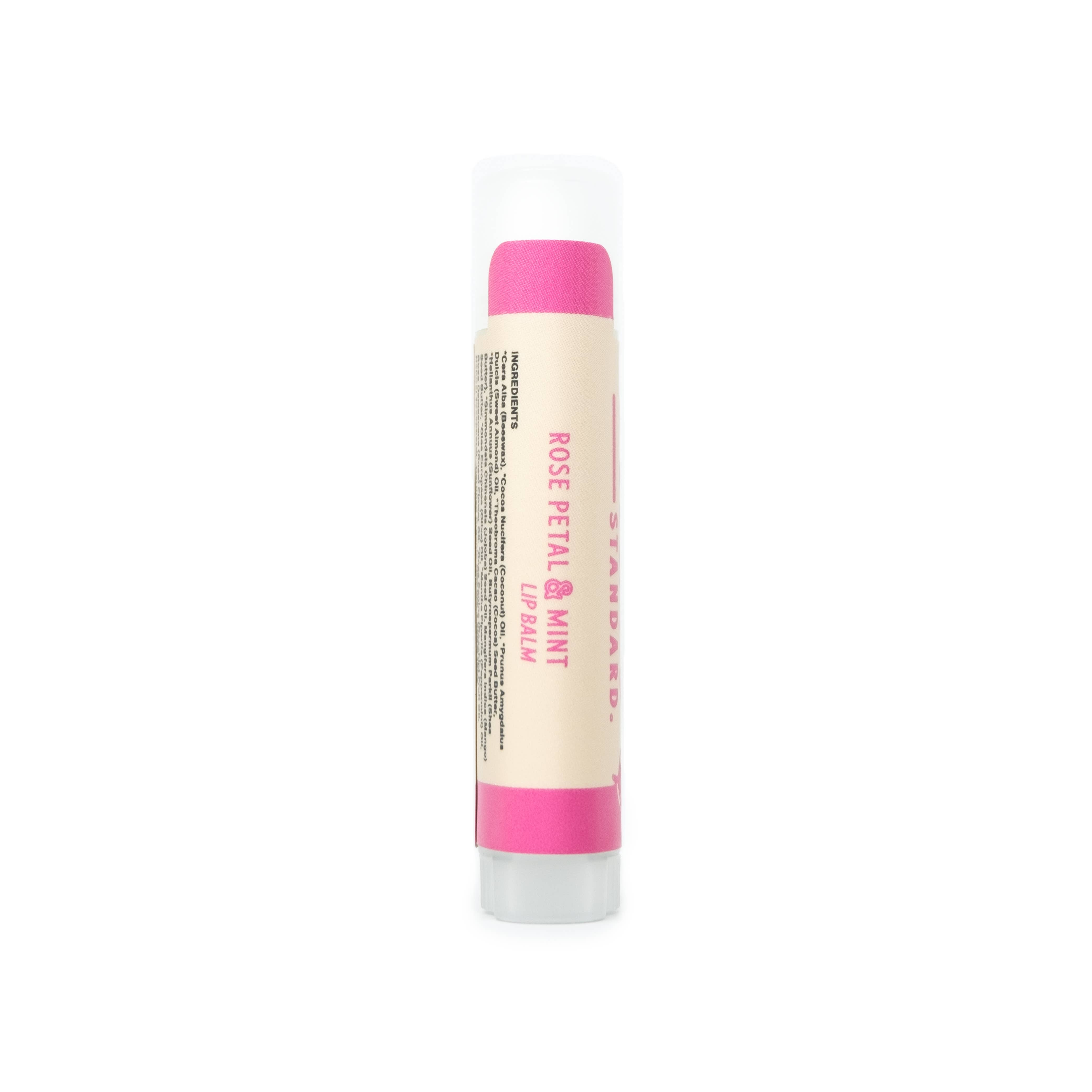 Balm Standard - Wholesale Lip Balm - Lip Balm - Rose Petal & Mint 10 Pack ( Box Refill as well)3