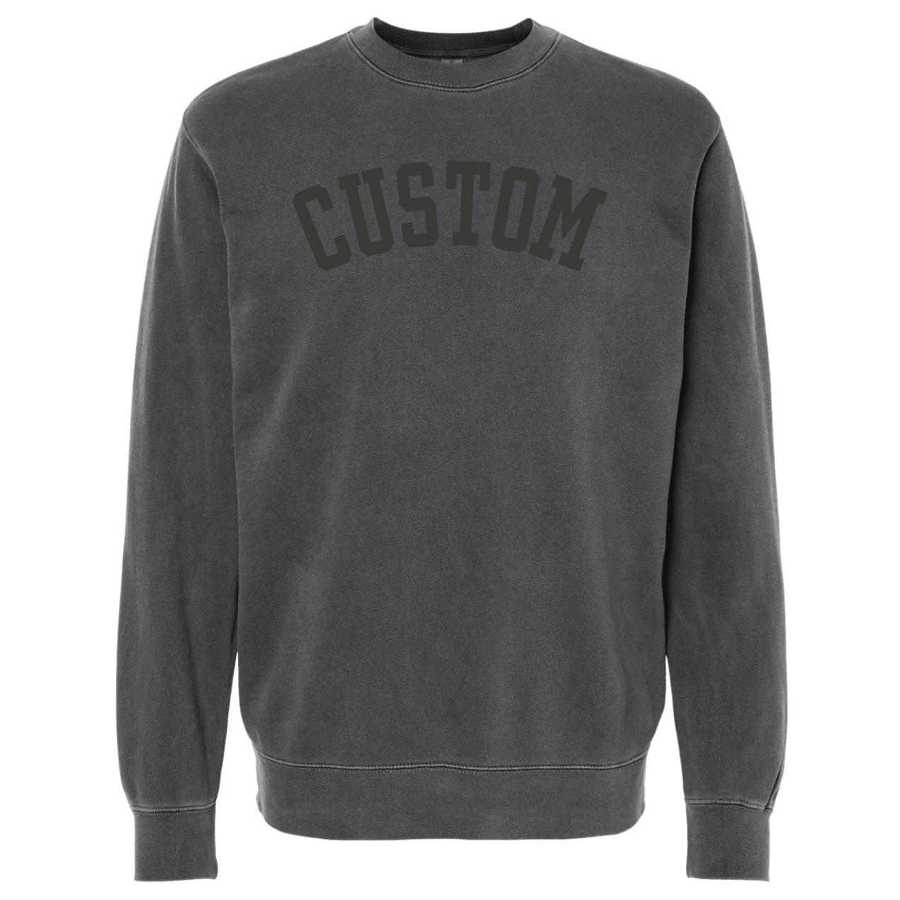 Jupmode - Wholesale Graphic Sweatshirt - Unisex - Custom Puff Print Tone on Tone Sweatshirt1