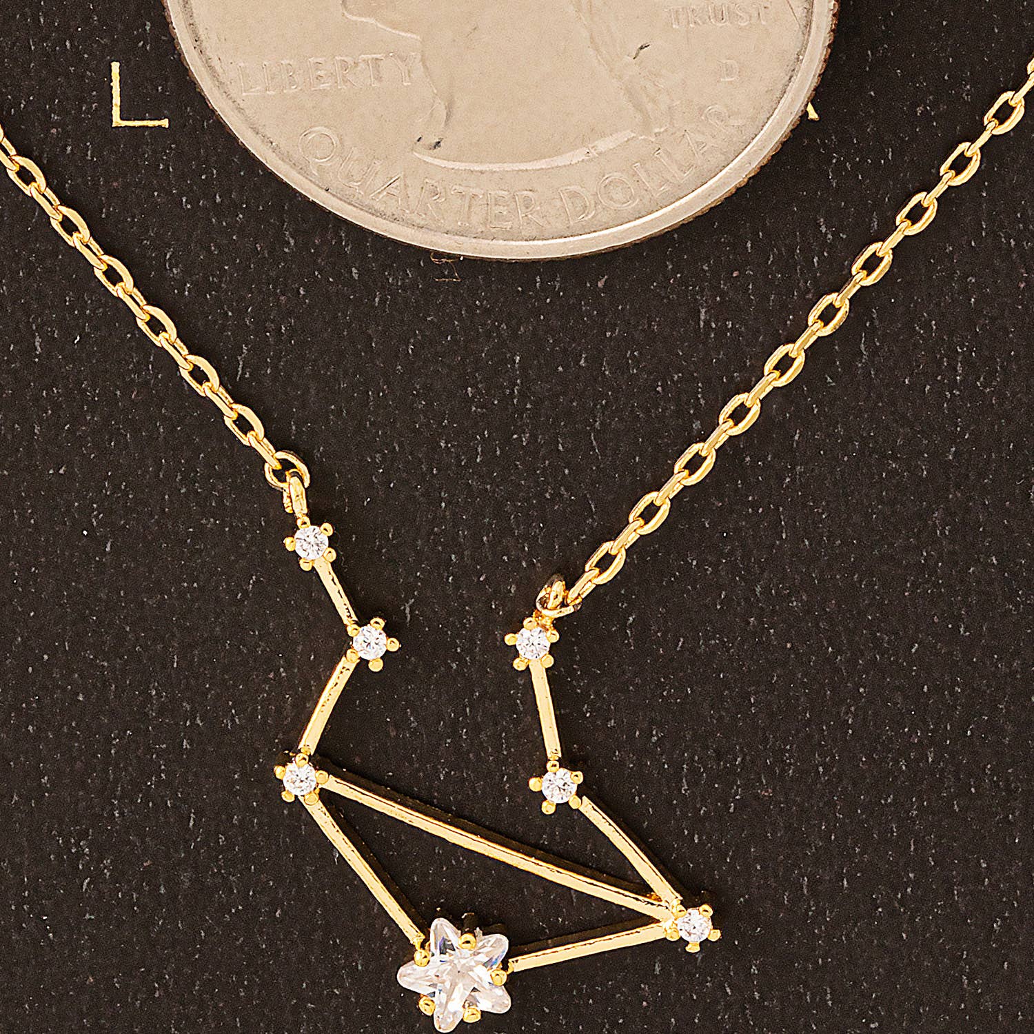 GD Collier Secret Box en forme de constellation de la Balance en vente sur Faire1