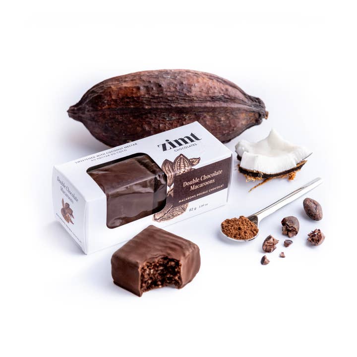Zimt Chocolates - Wholesale Chocolate Covered Sweets - Double Chocolate Macaroons