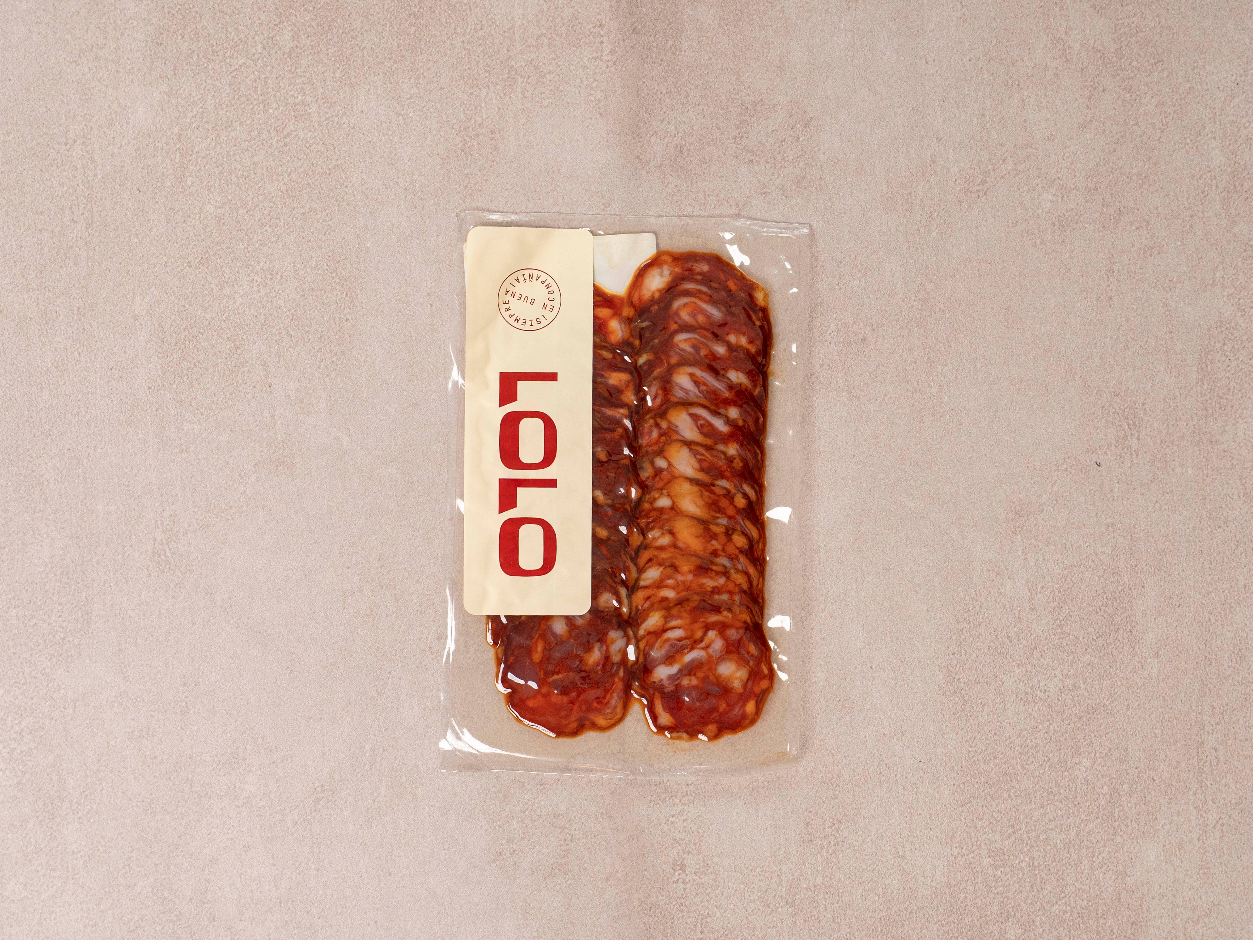 LOLO - Wholesale Sausage - Ibérico Chorizo de Cebo de Campo - 50% Ibérico Breed - 80g0