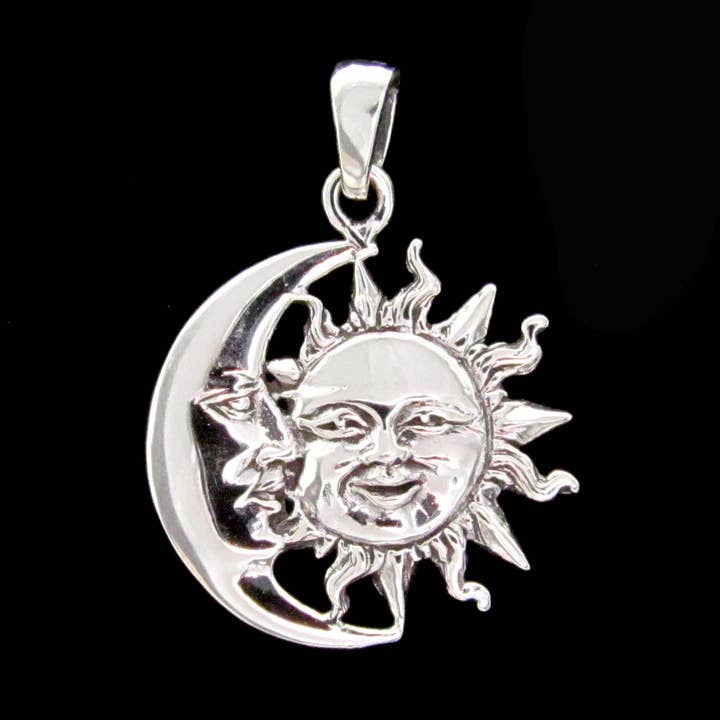 Mån/solhänge i sterlingsilver för wholesale av Zeppo Merchandisers Inc