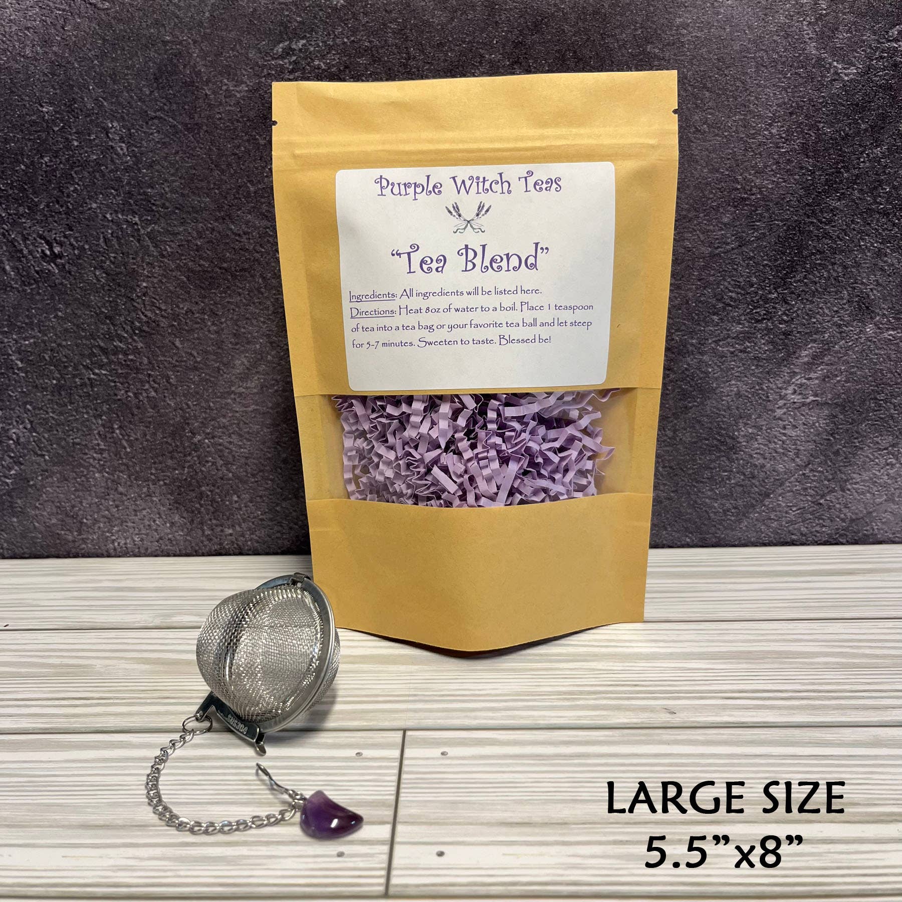 Purple Witch Teas LLC - Wholesale Health/Detox Tea - Scorpio -Zodiac Earthy Hibiscus Herbal Tisane2