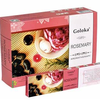 Green Tree - Wholesale Incense - Goloka Aromatherapy Rosemary Incense 15 gram0