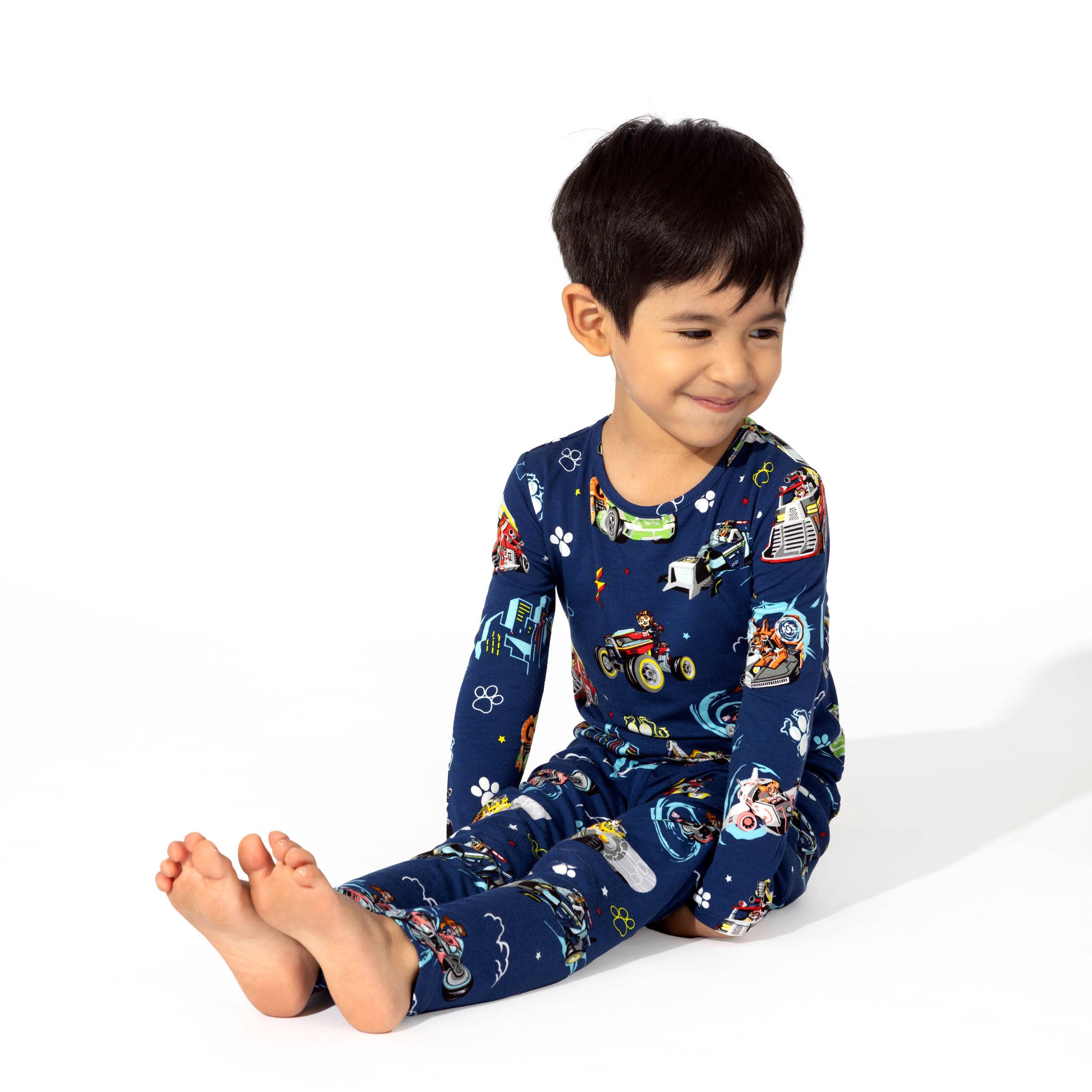 Bellabu Bear – wholesale Pyjamasset - Barn – PAW Patrol Mighty Vehicles Bambu Pyjamas för barn6