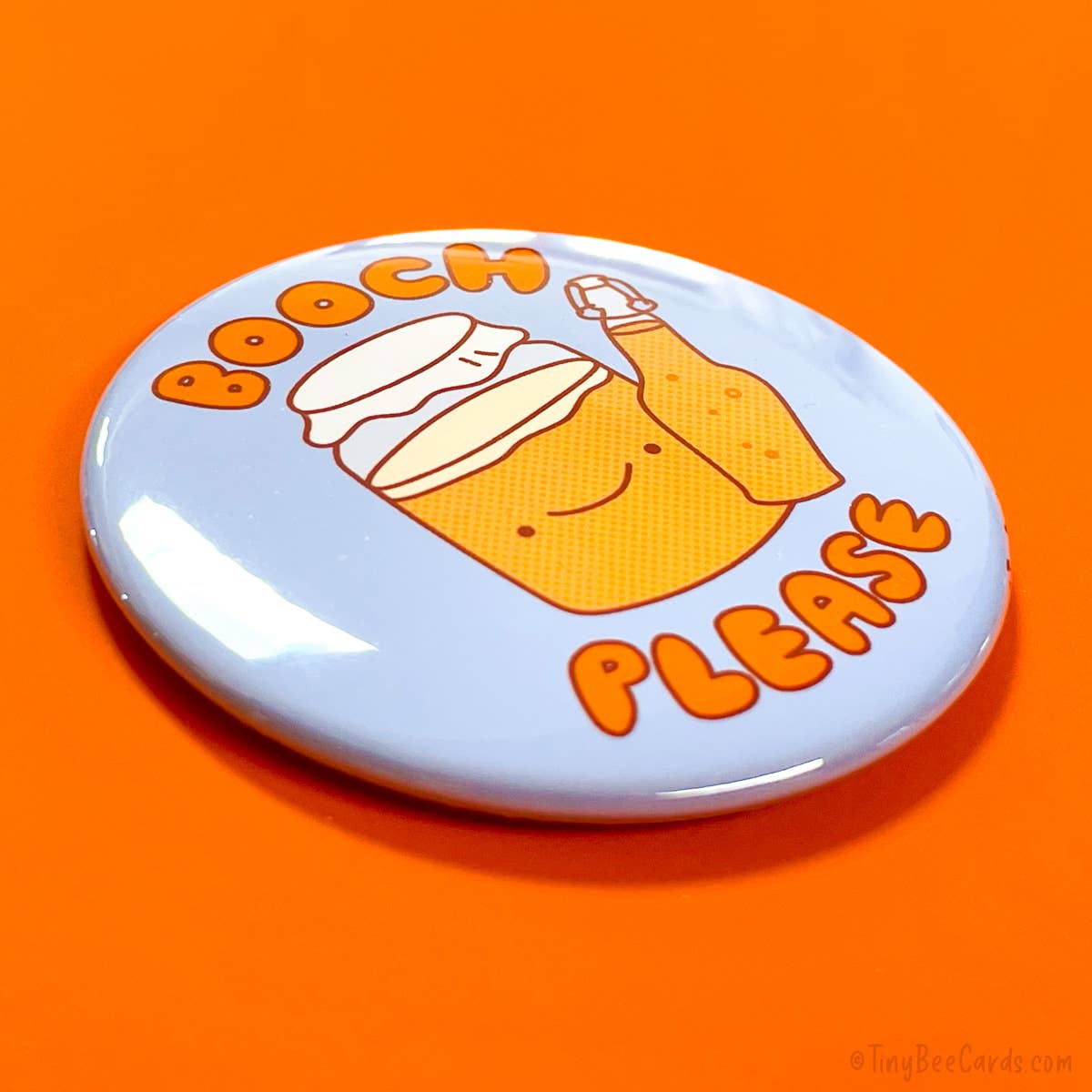 Tiny Bee Cards - Wholesale Magnet - Booch, Please - Kombucha Beverage Pun Magnet or Pin1