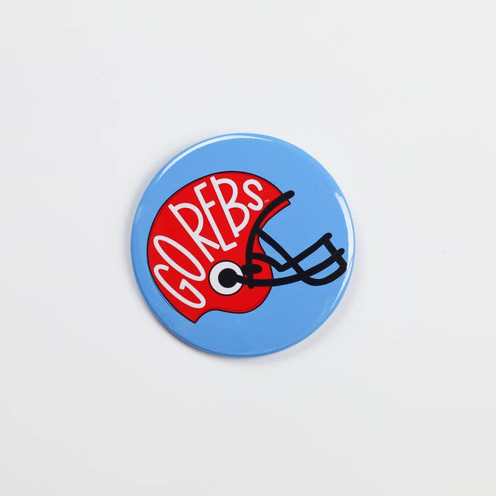 Tailgated Co. - Wholesale Lapel Pin/Button - Ole Miss Game Day Buttons | Gameday Pins | College Football1