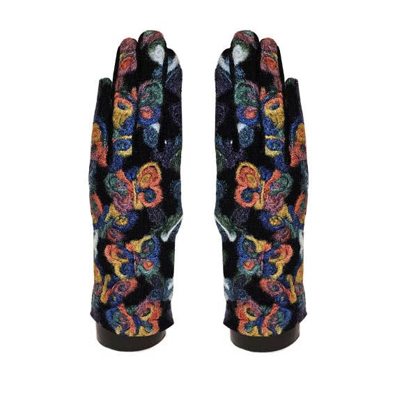 Access by Mediterranean Concepts - Wholesale Gloves - Women's - Yarn butterfly design glove  1