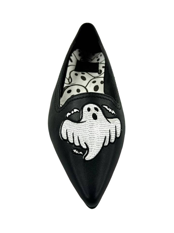 STRANGE CVLT - Wholesale Flats - Women's - DAGGER PHANTOM - BLACK/WHITE3