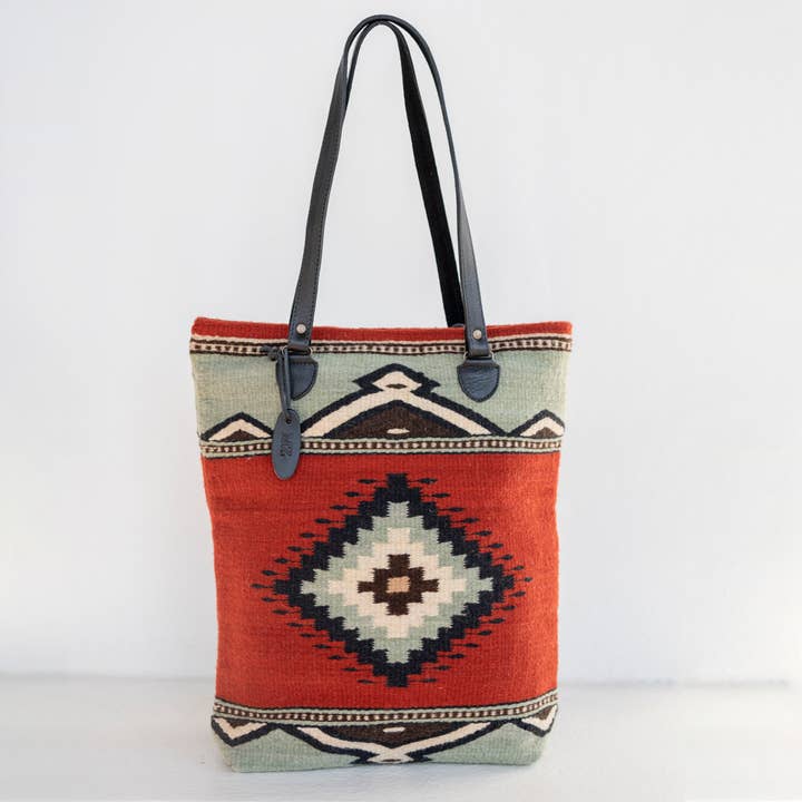 AMASOUK - Wholesale Tote Bag - Women's - Adobe + Azul Bucket Tote