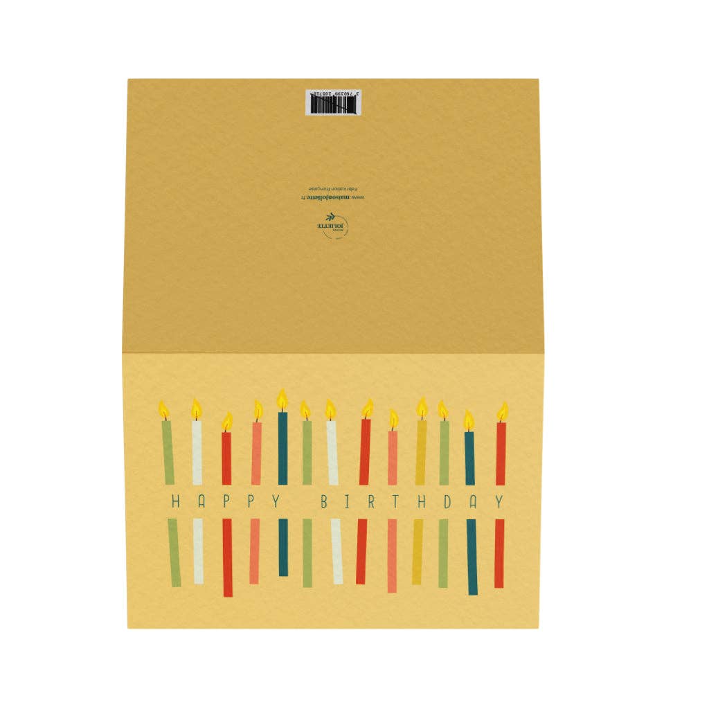 Maison Joliette - Wholesale Birthday Card - Greeting Card - Birthday Candles2