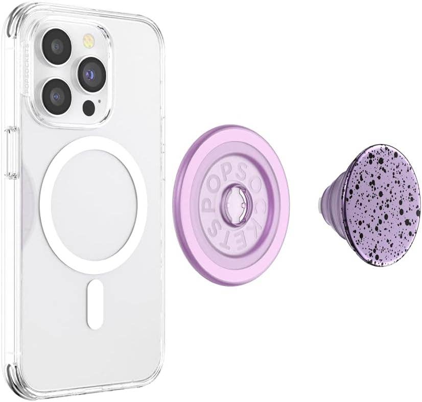 POPSOCKETS - Vente Poignée de téléphone - PopSockets MagSafe Lavender Speckle2
