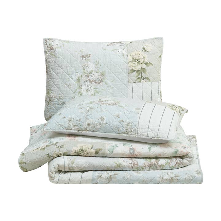 Peking Handicraft - Wholesale Bedding Set - CLAIRE QUILT SET - Modern Heirloom3
