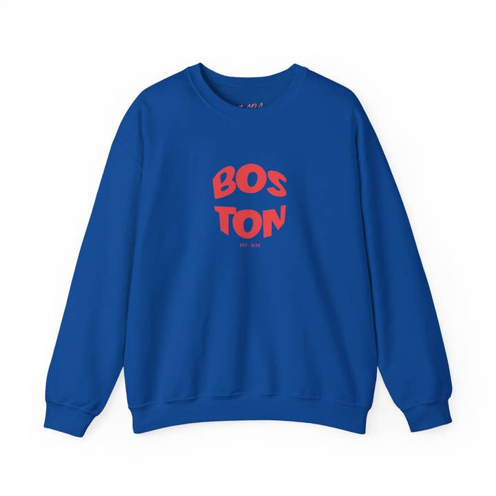 Cool BOSTON Crewneck Sweatshirt for wholesale by MARA Style