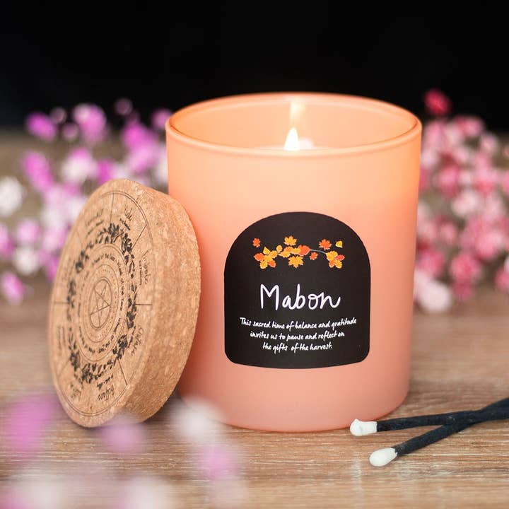 Mabon Apple Wheel of the Year Candle for wholesale by Something Different Wholesale