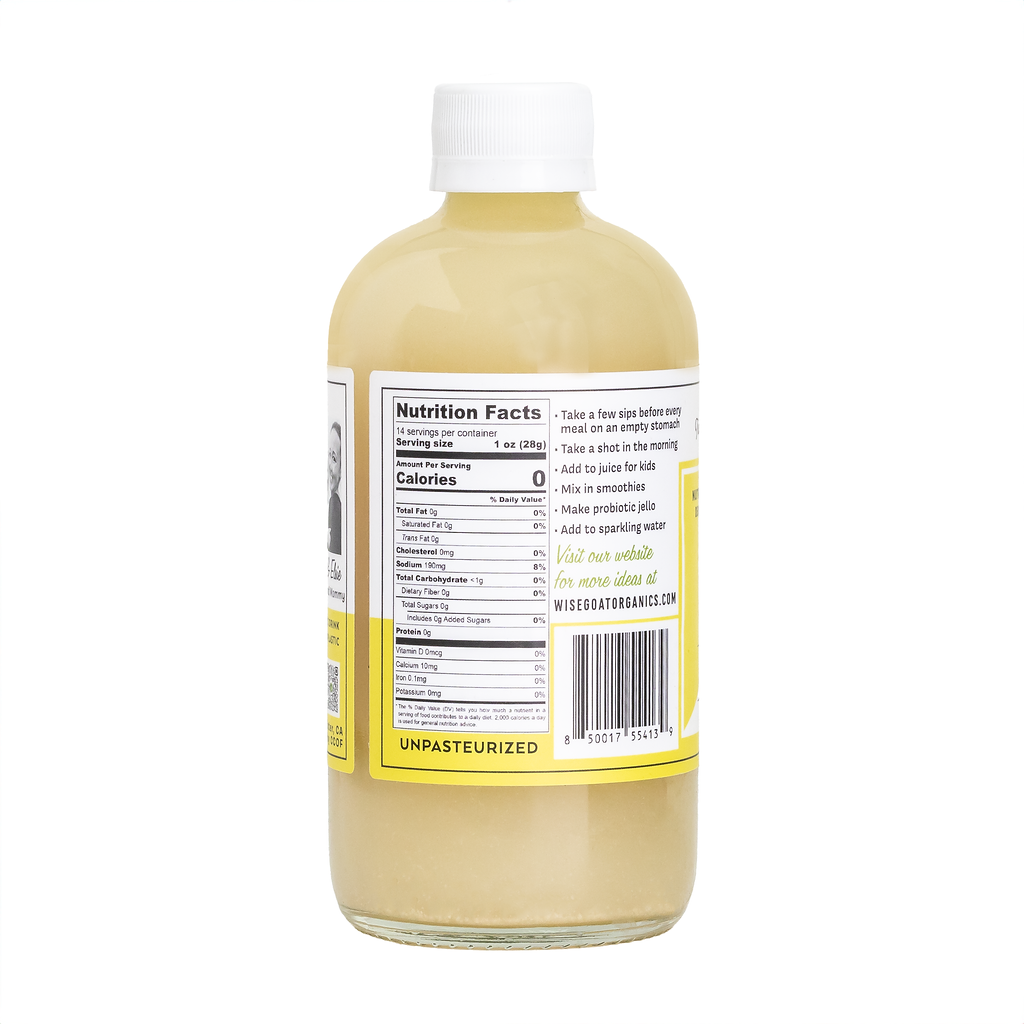 Wise Goat Organics LLC - Vendita all'ingrosso Succo/bevanda salutare - Tonico probiotico intestinale «classico» - certificato biologico e crudo1