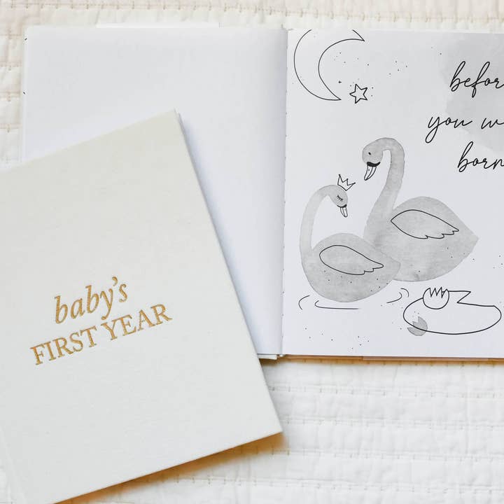 Duncan & Stone Paper Co. - Wholesale Memory Book - Kids & Baby - Baby's First Year Memory Book & Photo Album | Mother's Day13