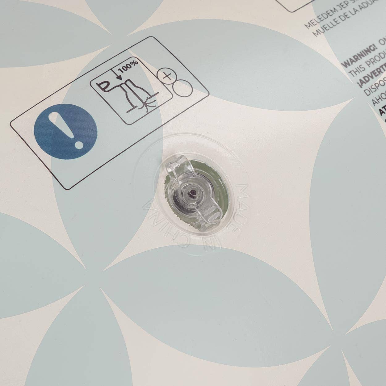 Flamingueo - Venta al por mayor Accesorio para la playa - Tanning pool con portavasos Aquamarine4