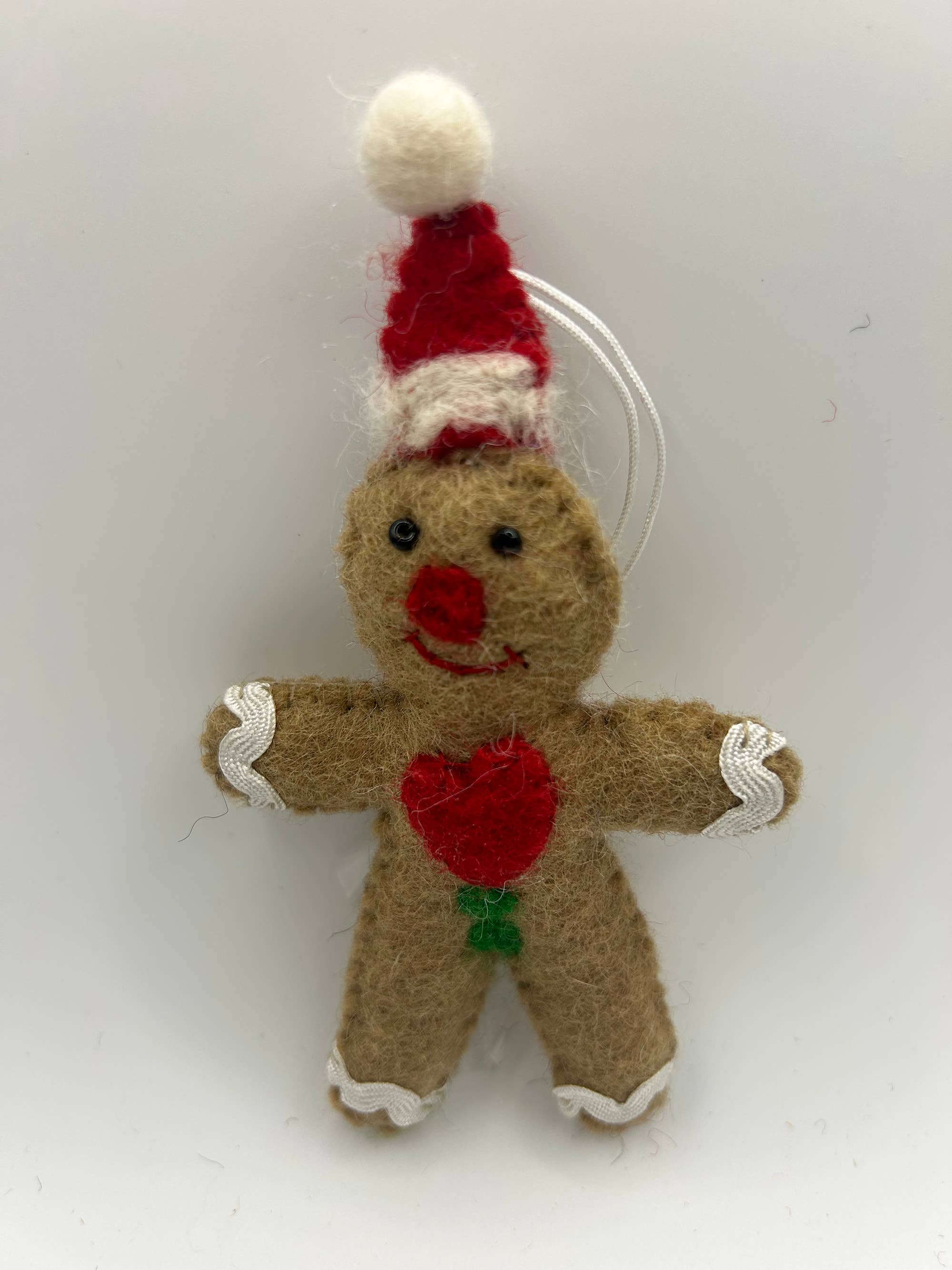 cerruti home – Ornamento por atacado – Ornamento de lã feltrada artesanal de gengibre “biscoito”3