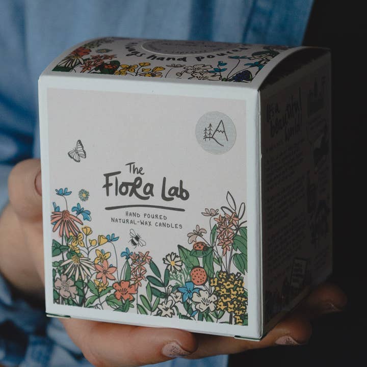 Alpine Air Handpoured Natural-Wax Candle | Candle Gift for wholesale by The Flora Lab | Hand Poured Natural-Wax Candles