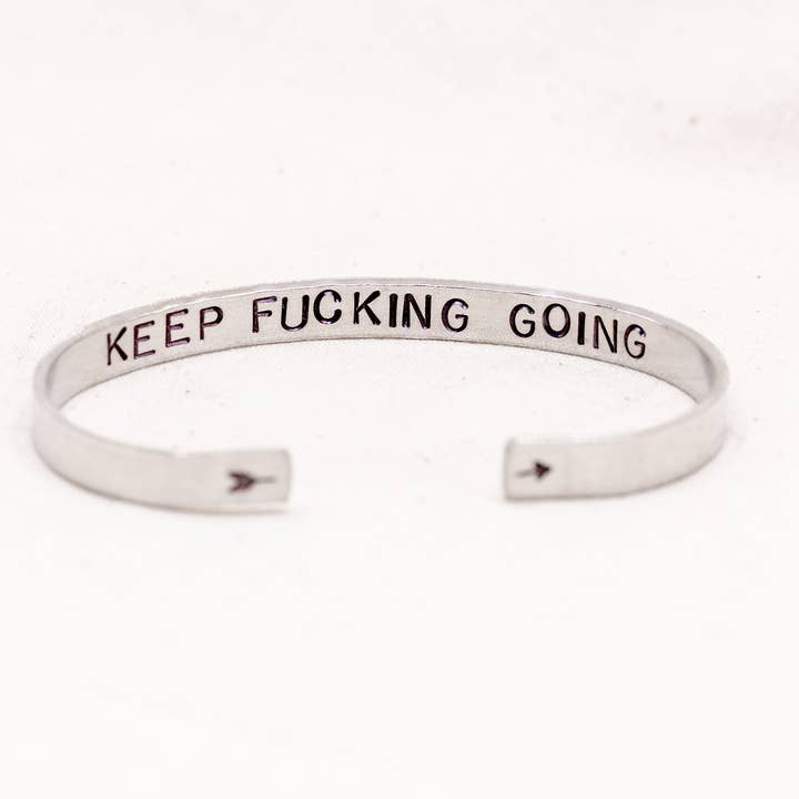 Nautically Northern - Wholesale Cuff Bracelet - "Keep F***ing Going" Cuff Bracelet11