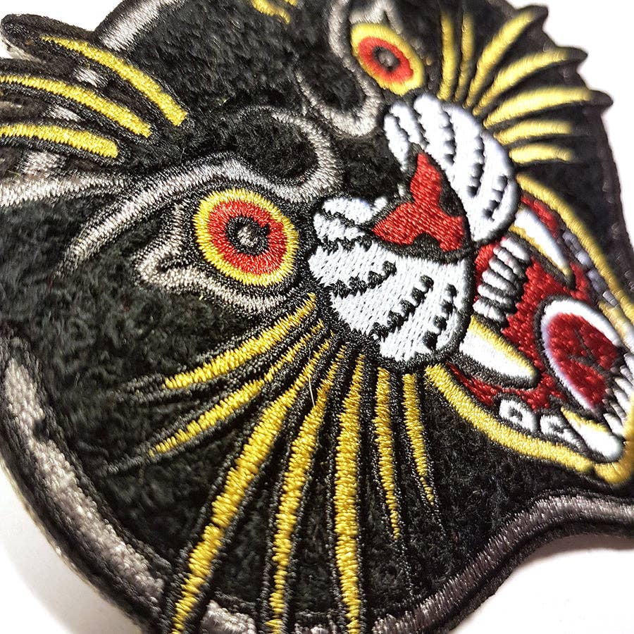 Stuntin Goods - Wholesale Patch - Black Panther Chenille Patch3