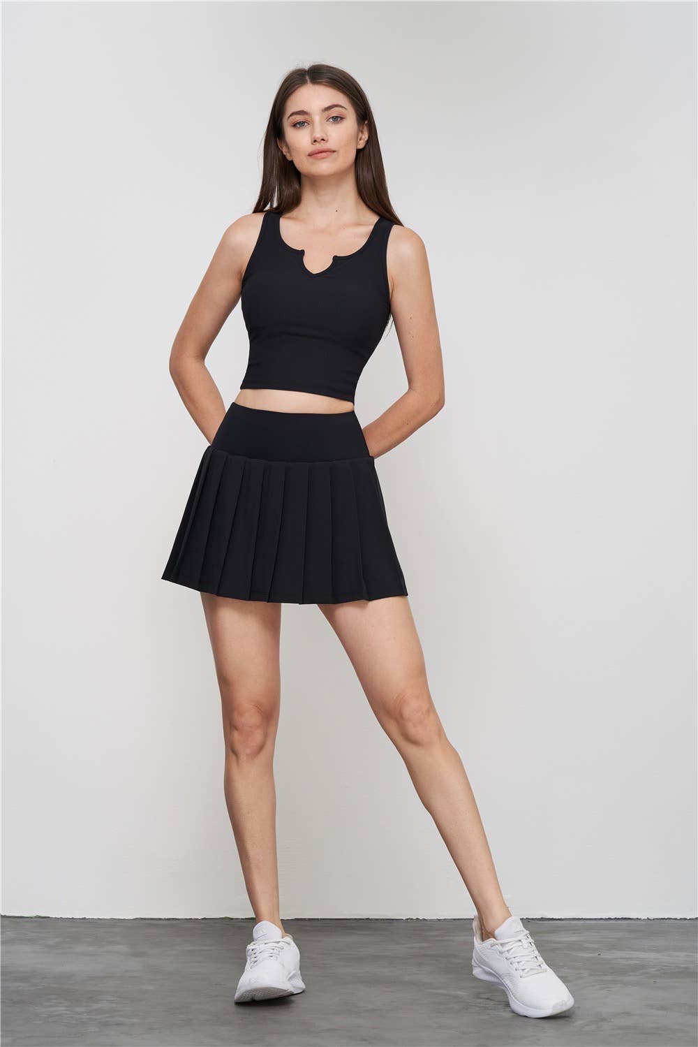 91thelabel - Vendita all'ingrosso Canotta - Donna - Canotta casual a costine sagomata Hera23