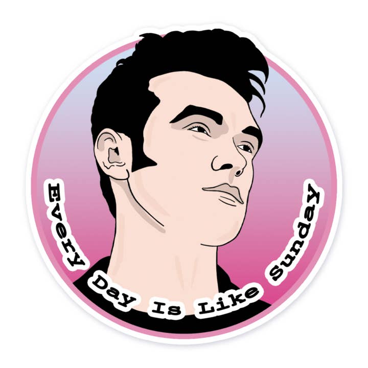 Bite Your Granny - Wholesale Sticker - Every Day Is Like Sunday Morrissey Inspired Vinyl Sticker