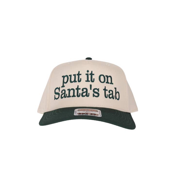 Stitch Your Style - Vente Casquette de camionneur – femme - Casquette Trucker Brodée Santa's Tab2