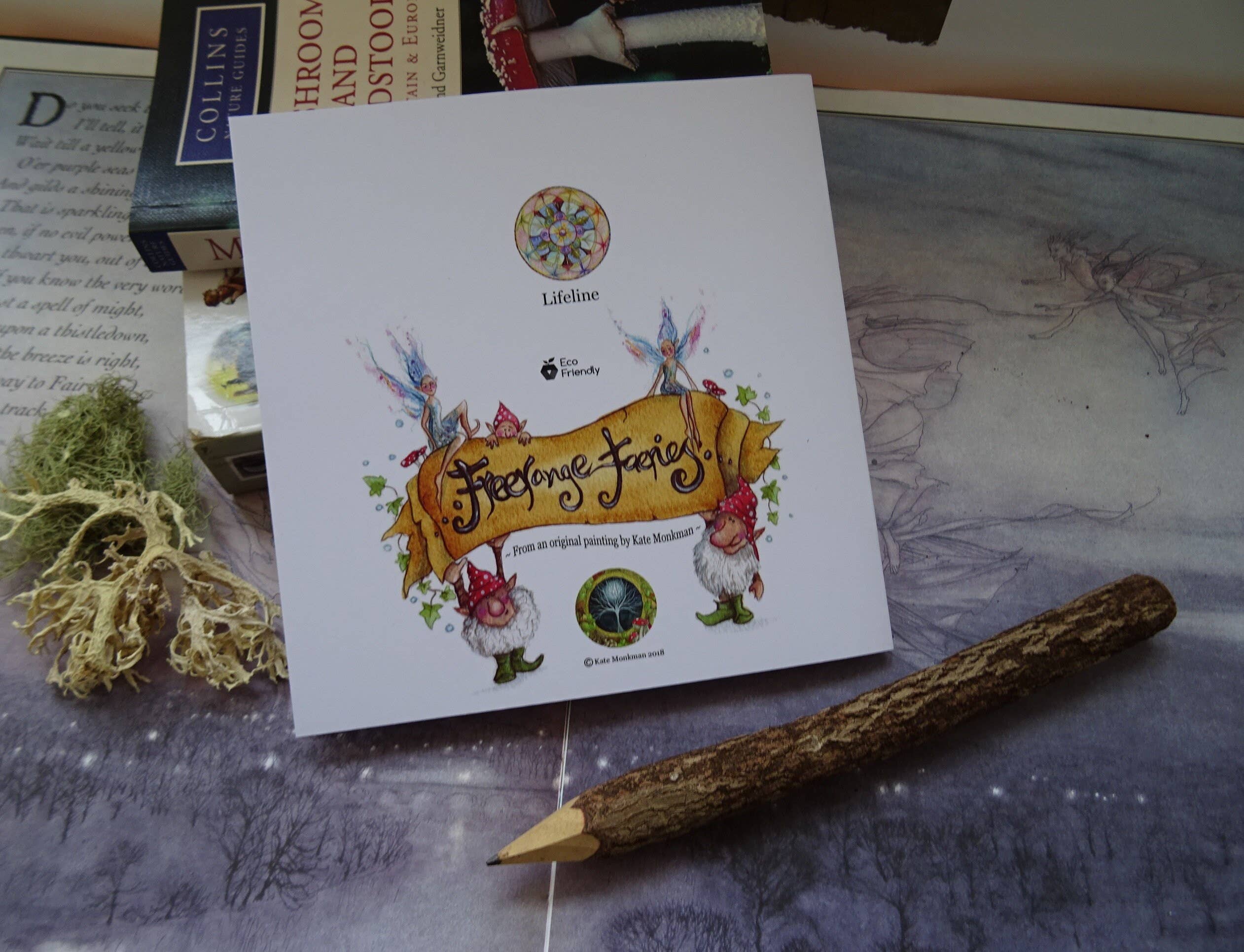 FreeRangeFaeries - Wholesale Notebook - Lifeline Mandala Square Notebook    2