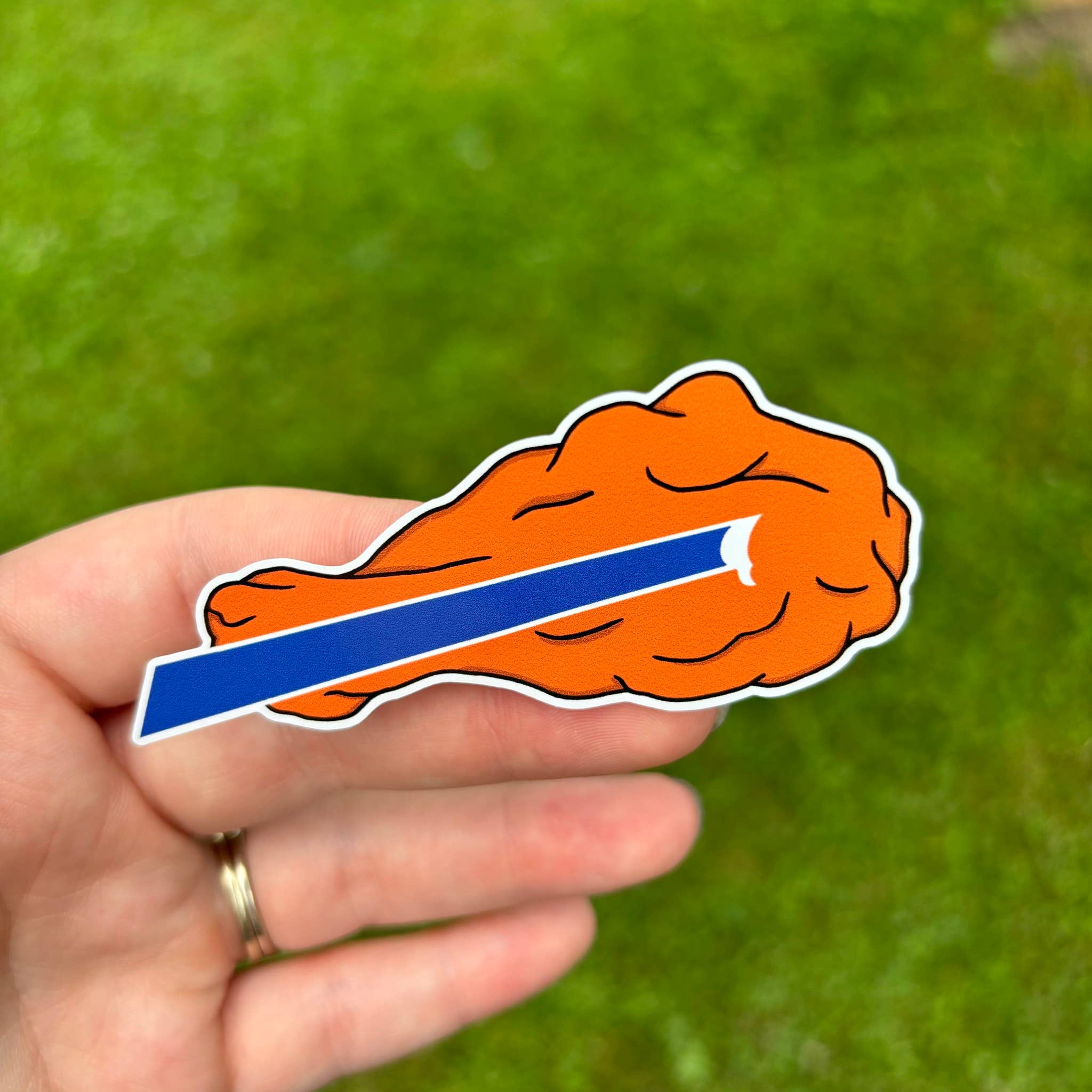 MVM Graphics - Wholesale Sticker - Chicken Wing Buffalo Logo Sticker/Magnet | Car Sticker0