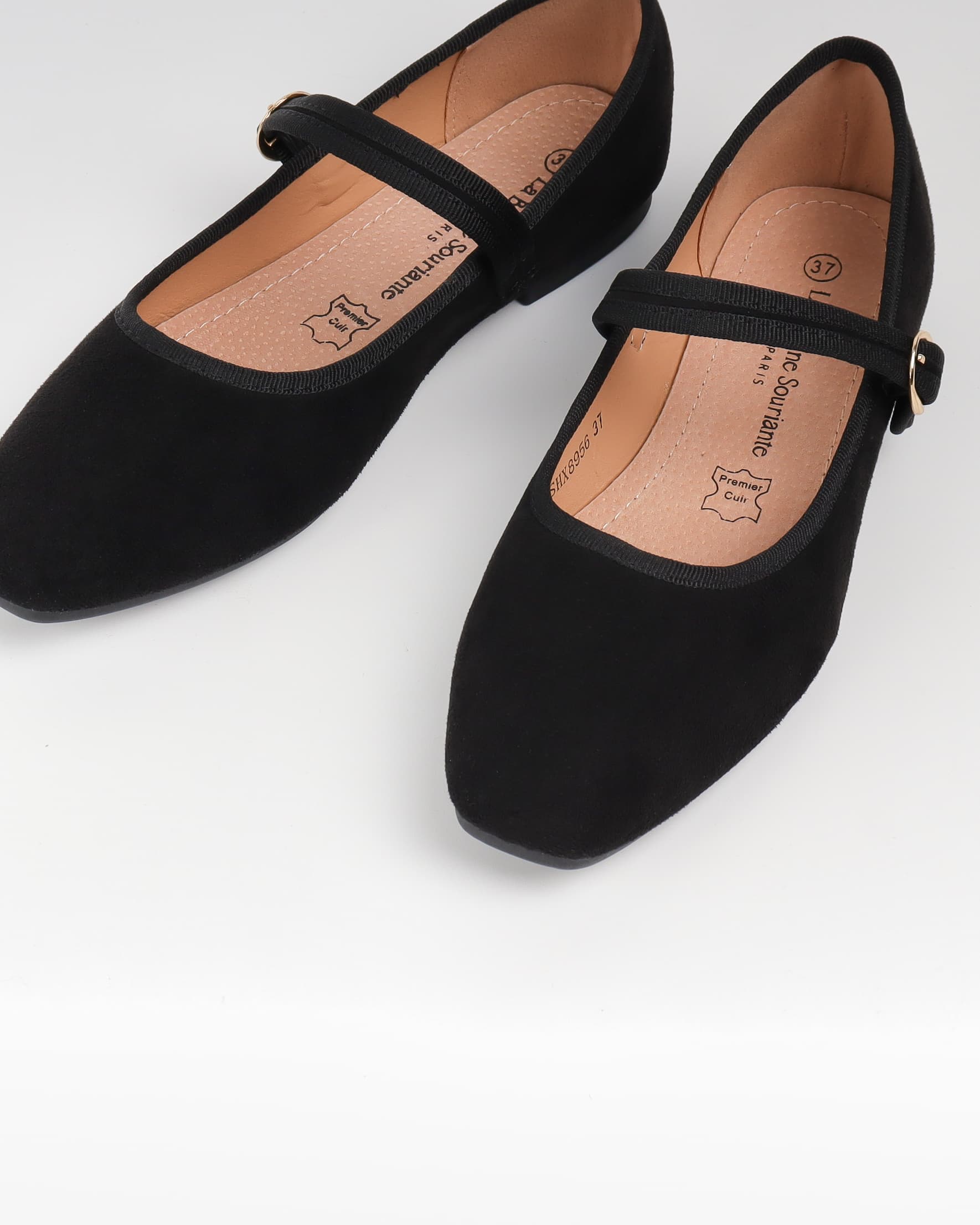La Bottine Souriante - Wholesale Flats - Women's - Mary Jane Ballet Flats in Suede – Fine Buckle24