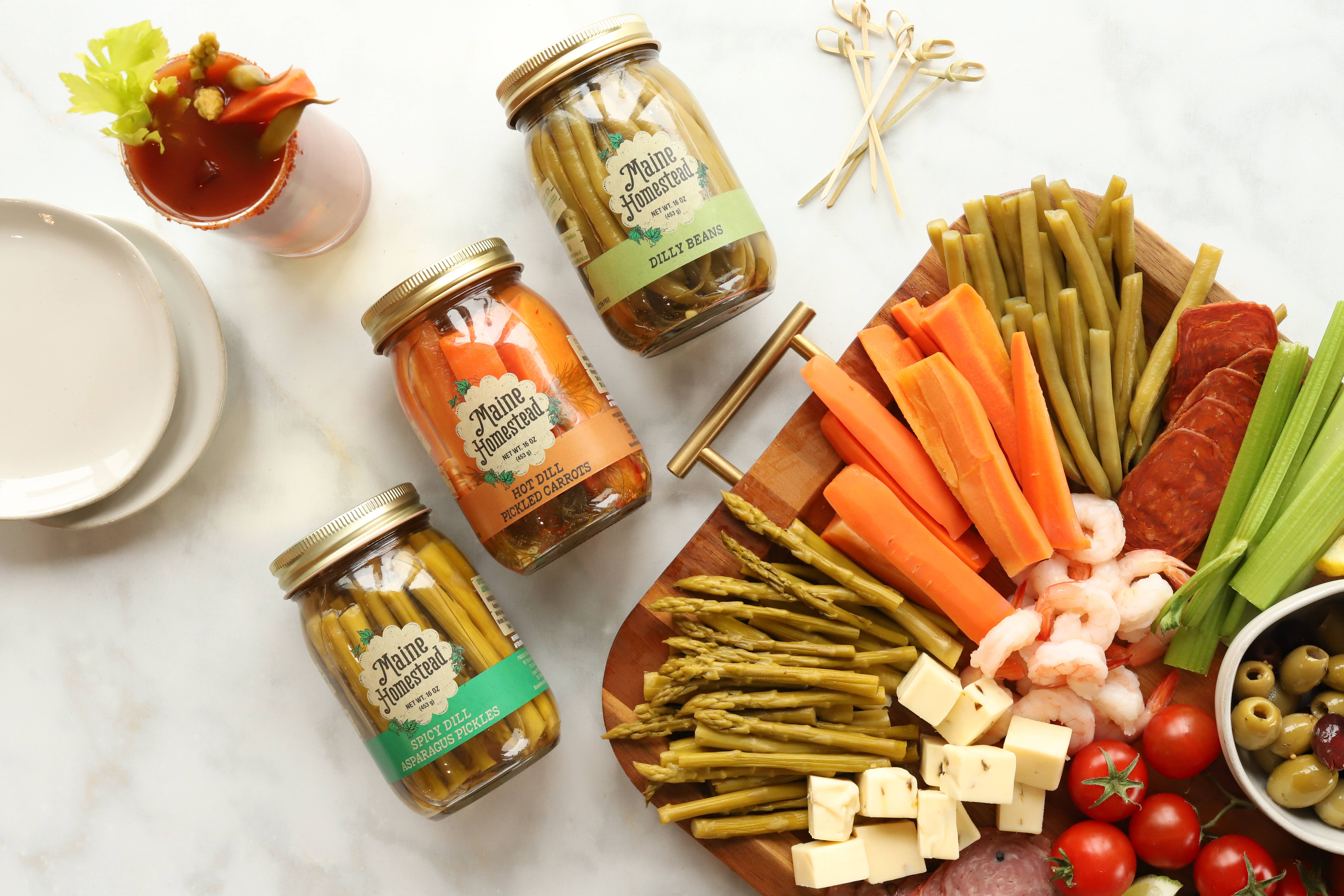 Maine Homestead Inc - Wholesale Pickled Vegetables - Spicy Dill Pickled Asparagus1