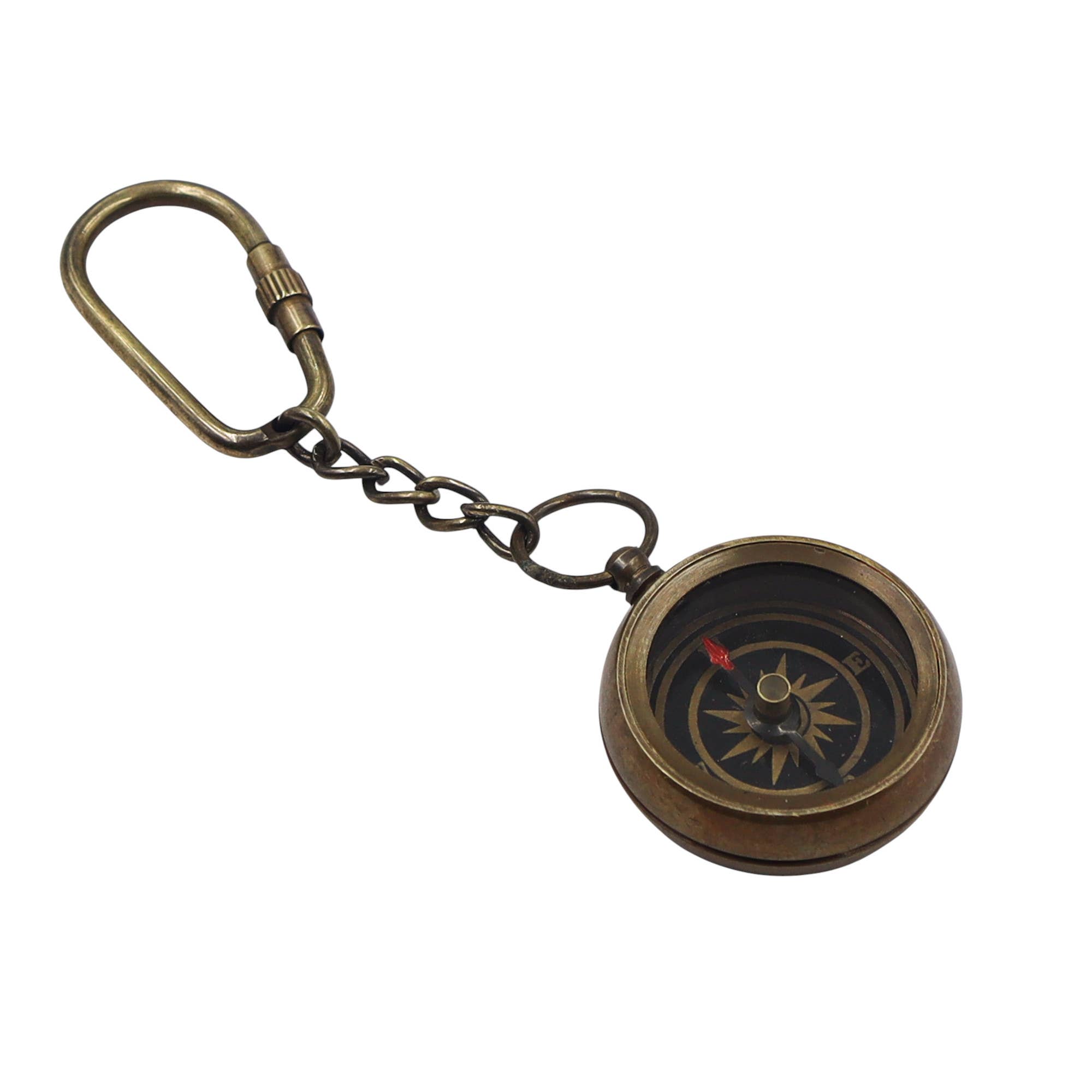 Dollond & Co. - Wholesale Keychain - Unisex - Personalised Bronze & Chrome & Brass Compass Keyring11