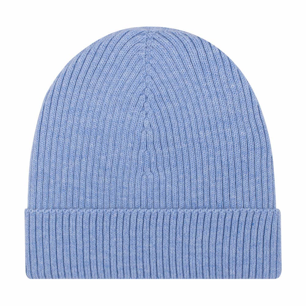 Wholesale Lightweight Ribbed 100% Extra Fine Merino Beanie Hat for