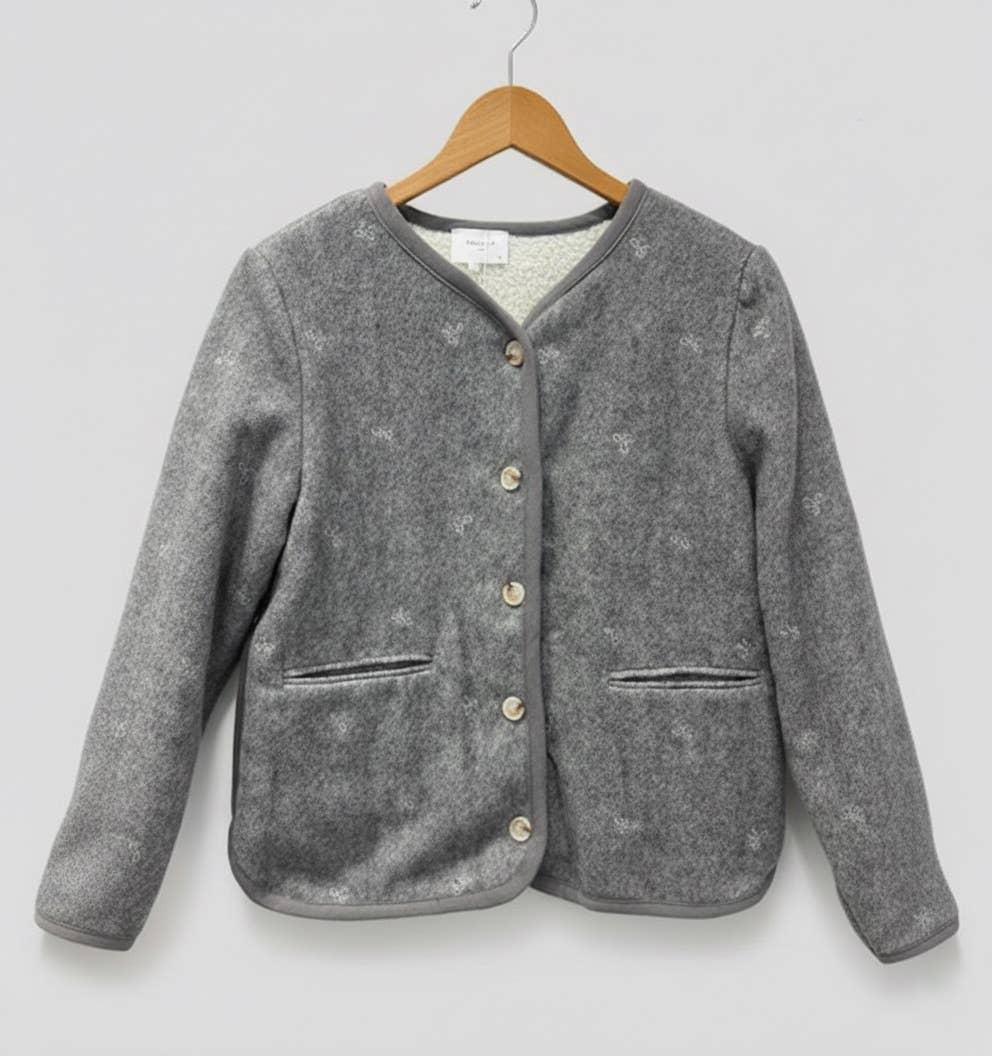 MOOYA - Wholesale Jacket - Women's - Tonal patterned wool cardigan jacket - MY044