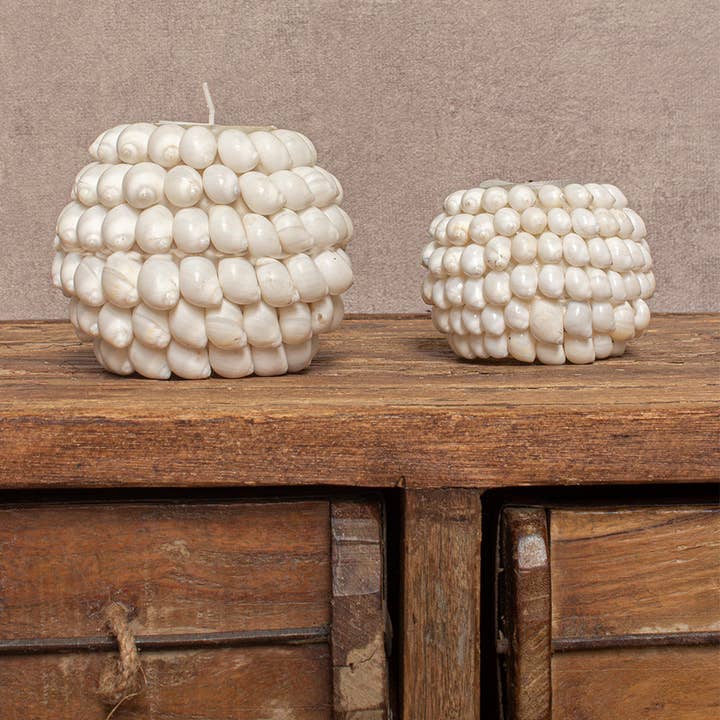 EARTHWARE - Wholesale Candle Holder - Shell tealight holder Ayu M2