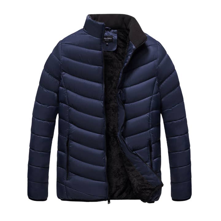 Mens Puffer Jacket - Warm, Cozy, & Versatile Bomber for wholesale by The Whole Shebang