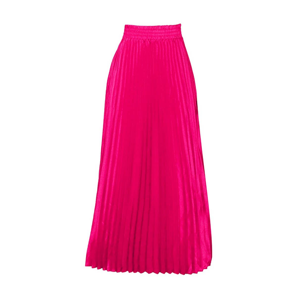 ACCITY - Wholesale Dress - Women's - PLUS SIZE MID-HIGH WAIST PLEATED LONG SKIRT_CWDMD36762