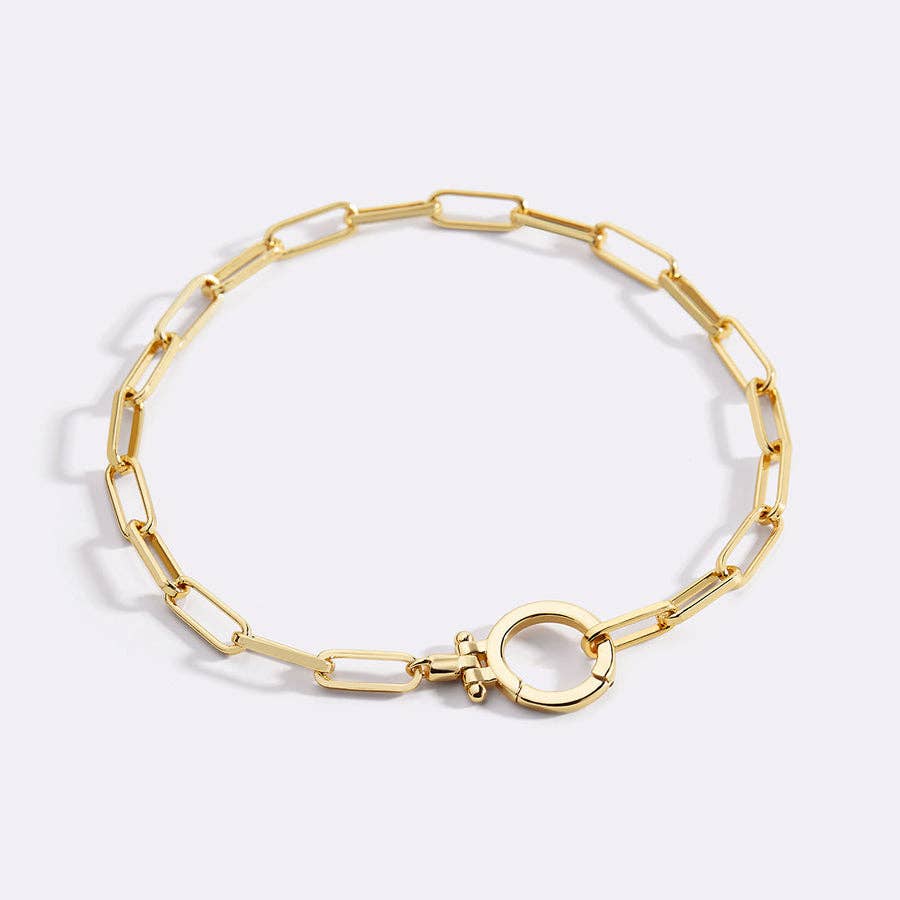 Mint & Lily - Vente Bracelets maillon et chaîne - Bracelet trombone à la menthe2