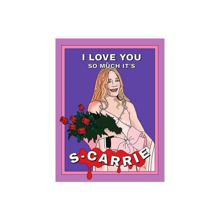 Party Mountain Paper co. - Wholesale Valentine's Day Card - Love You It's S-Carrie | Last Chance