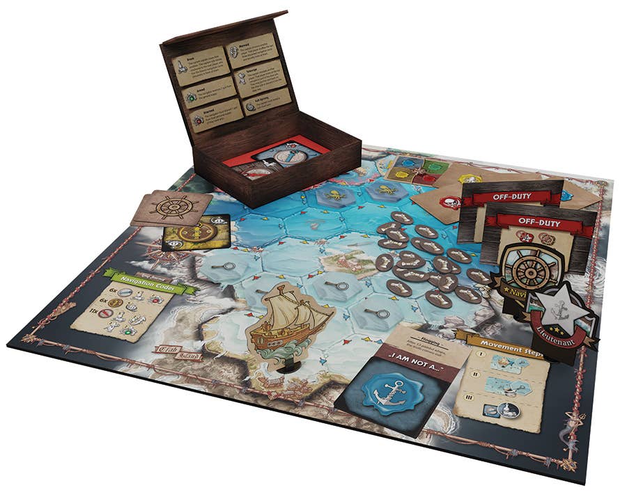 Outset Games and Cobble Hill Puzzles - Wholesale Board Game - Feed the Kraken: Deduction and Deception at Sea 🕵️ 🧭⚓☠️ 🐙3